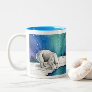 Tasse 2 Couleurs Ours polaire Aurora