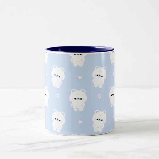 Tasse 2 Couleurs Ours polaire chonky (Centre)