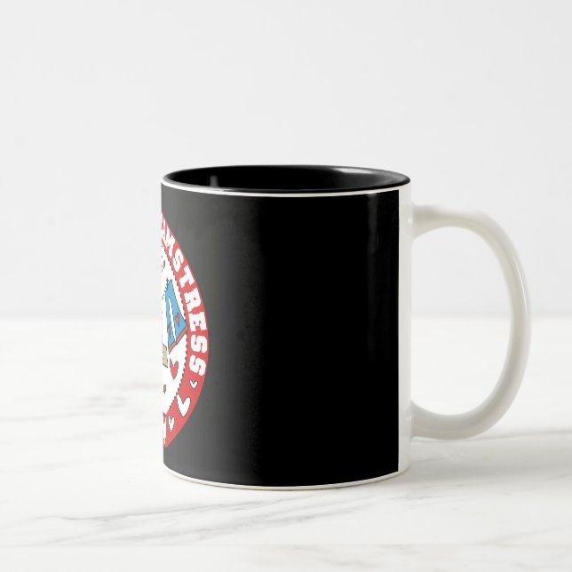 Tasse 2 Couleurs Ouvrière couturière principale (Droit)