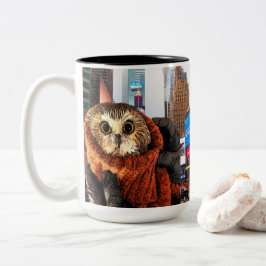 Tasse 2 Couleurs Owl, Rockefeller, 2 côtés,