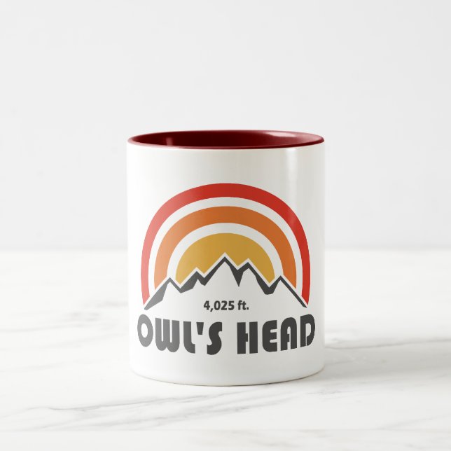 Tasse 2 Couleurs Owl's Head New Hampshire (Centre)