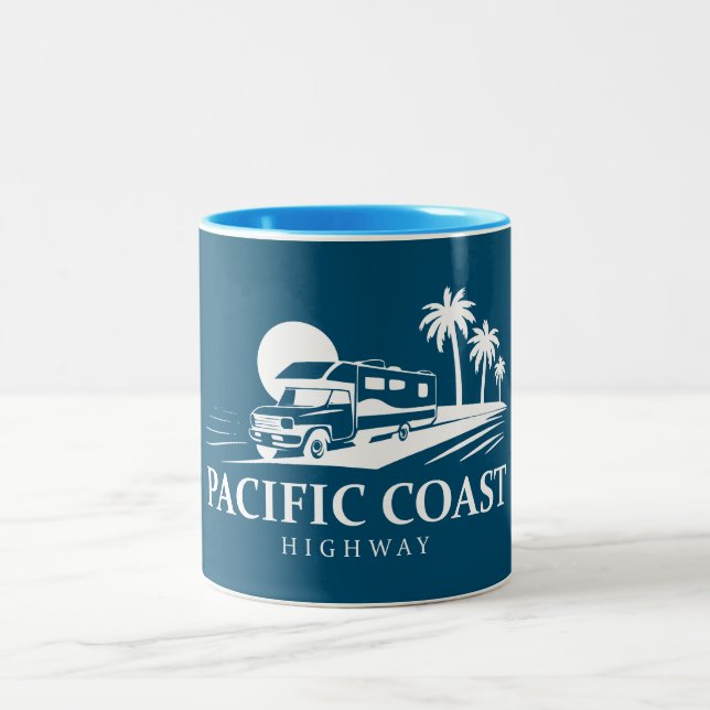 Tasse 2 Couleurs Pacific Coast Highway Véhicule récréatif (Centre)