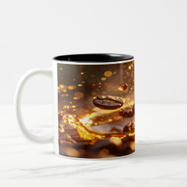 Tasse 2 Couleurs packaging, café banners, stock video thumbnails.