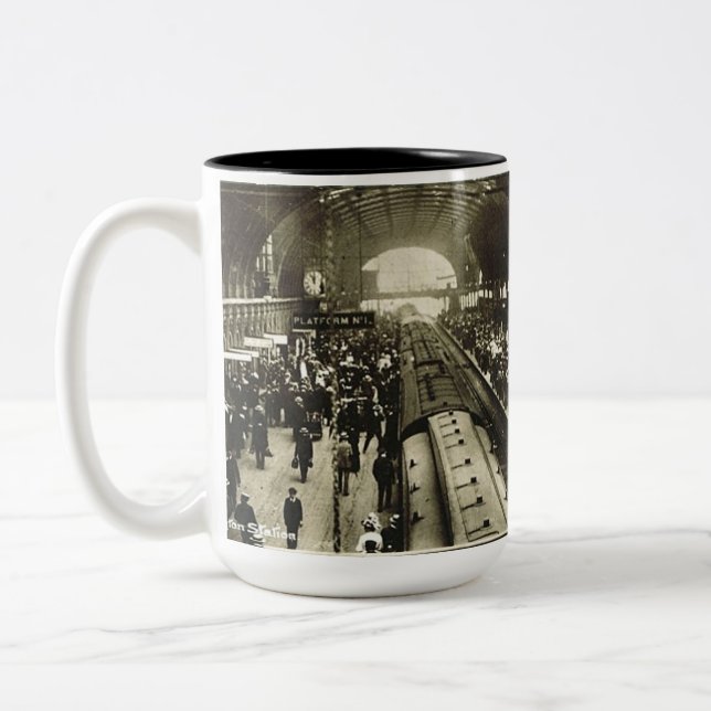 Tasse 2 Couleurs Paddington Station Musique Souvenir (Gauche)