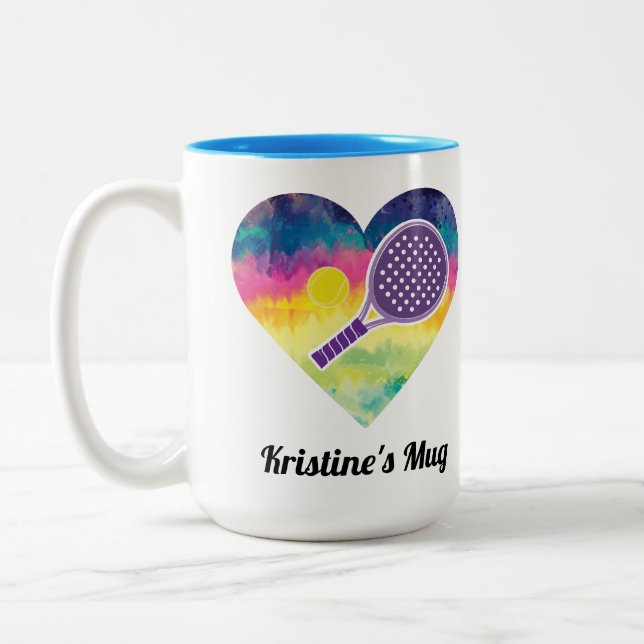 Tasse 2 Couleurs Padel Lover (Gauche)