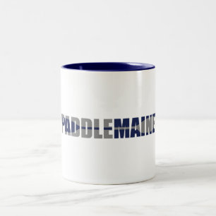 Tasse 2 Couleurs Pagaie en kayak dans le Maine