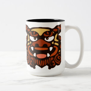 Tasse 2 Couleurs Paires rouges de Shisa