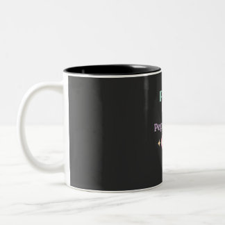 Tasse 2 Couleurs Paix, Amour et Menthe Poivrée