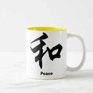 Tasse 2 Couleurs paix, paix