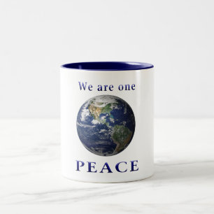 Tasse 2 Couleurs Paix sur terre