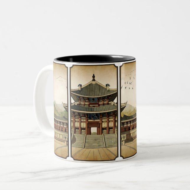 Tasse 2 Couleurs Palais Gyeongbokgung (Devant gauche)