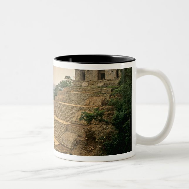 Tasse 2 Couleurs Palenque, Chiapas, Mexique, Maya (Droit)