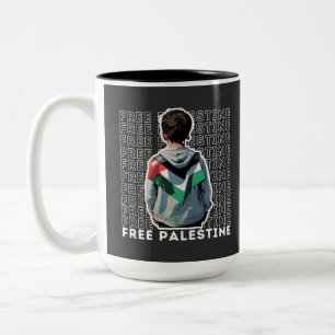 TASSE 2 COULEURS PALESTINE LIBRE