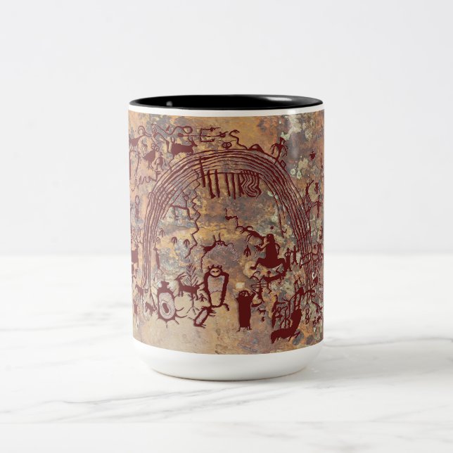 Tasse 2 Couleurs Panneau de chamans (Centre)