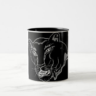 Tasse 2 Couleurs Panthère noire