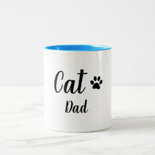 TASSE 2 COULEURS PAPA CHIC DE CAT DE MUG_