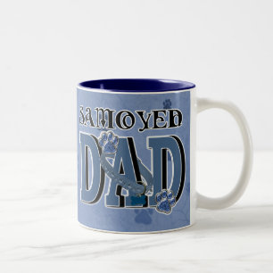 Tasse 2 Couleurs PAPA de Samoyed