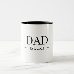 Tasse 2 Couleurs Papa établi 2025