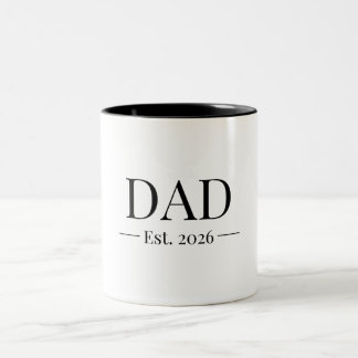 Tasse 2 Couleurs Papa établi en 2026