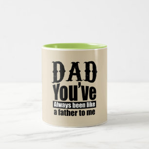 Tasse 2 Couleurs Papa vous avez toujours été comme un père à moi