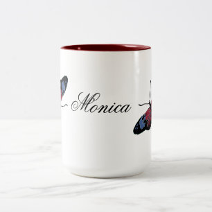 Tasse 2 Couleurs Papillon