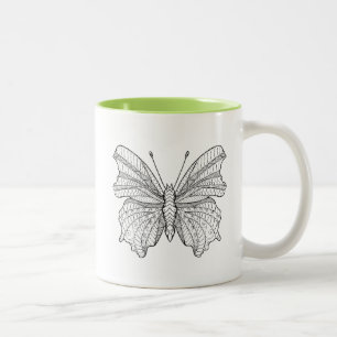 Tasse 2 Couleurs Papillon 3 de style