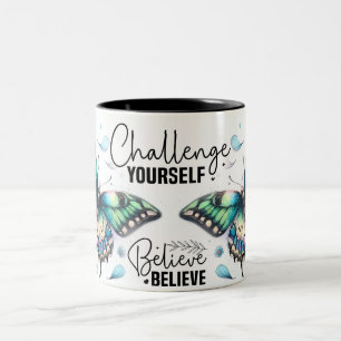 Tasse 2 Couleurs Papillon Inspirant Wrap