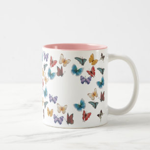 Tasse 2 Couleurs Papillon-Modèle