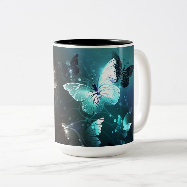 Tasse 2 Couleurs Papillons de nuit (Devant droit)