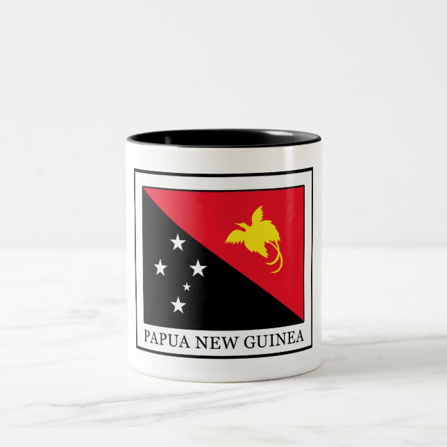 Tasse 2 Couleurs Papouasie-Nouvelle-Guinée (Centre)