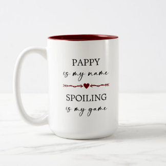 Tasse 2 Couleurs Pappy est mon nom Spoiling est mon jeu cadeau phot