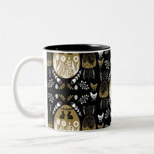 Tasse 2 Couleurs Pâques Avril cadeau de vacances