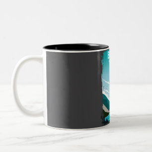 Tasse 2 Couleurs Parc national Banff Vintage Minimal Rétro Nature T