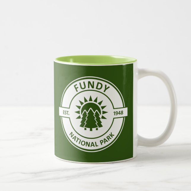 Tasse 2 Couleurs Parc national de Fundy (Droit)