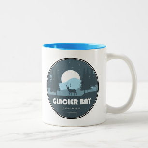 Tasse 2 Couleurs Parc national de Glacier Bay Deer