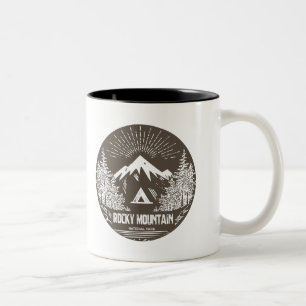 Tasse 2 Couleurs Parc national de montagne rocheuse