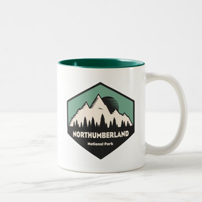 Tasse 2 Couleurs Parc national de Northumberland (Droit)