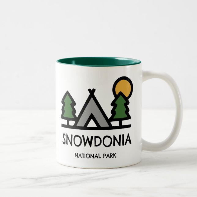 Tasse 2 Couleurs Parc national de Snowdonia (Droit)