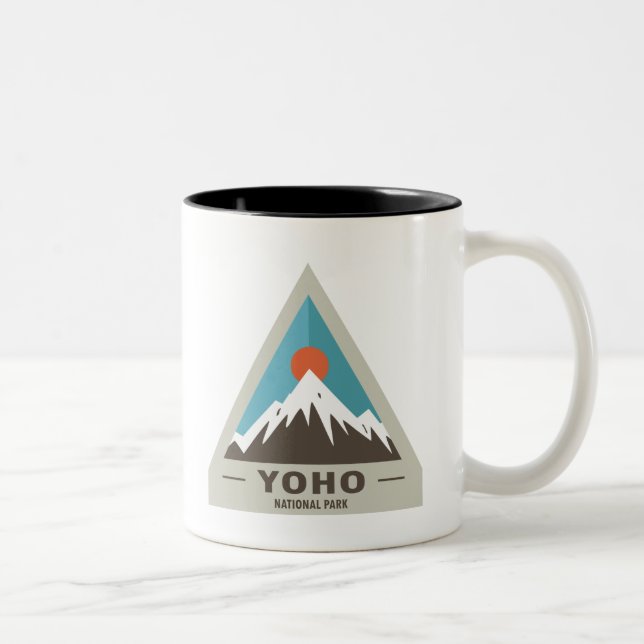 Tasse 2 Couleurs Parc national de Yoho (Droit)
