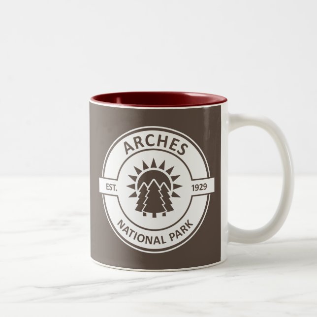 Tasse 2 Couleurs Parc national des Arches (Droit)
