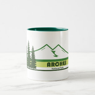 Tasse 2 Couleurs Parc national des Arches Grandes vertes