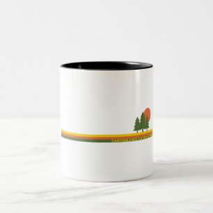 Tasse 2 Couleurs Parc national des Canyonlands Pine Trees Soleil