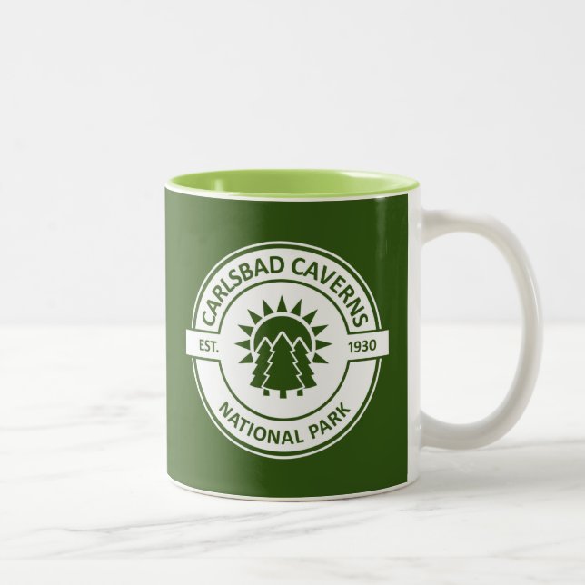 Tasse 2 Couleurs Parc national des Cavernes Carlsbad (Droit)