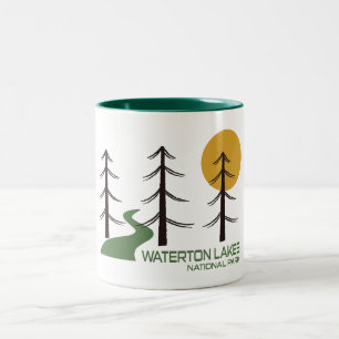Tasse 2 Couleurs Parc national des Lacs-Waterton