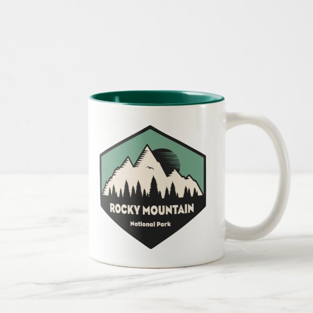 Tasse 2 Couleurs Parc national des Rocheuses (Droit)