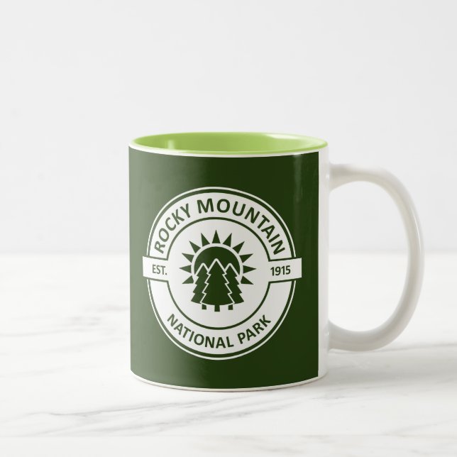 Tasse 2 Couleurs Parc national des Rocheuses (Droit)