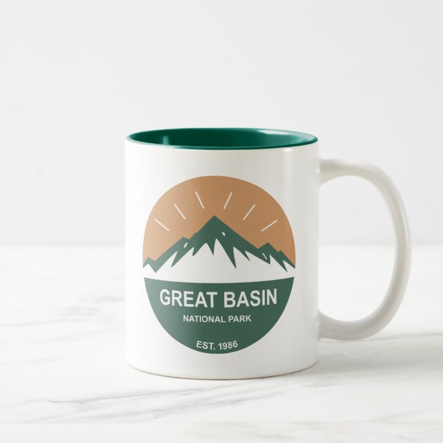 Tasse 2 Couleurs Parc national du Grand Bassin (Droit)