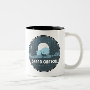 Tasse 2 Couleurs Parc national du Grand Canyon Cerf