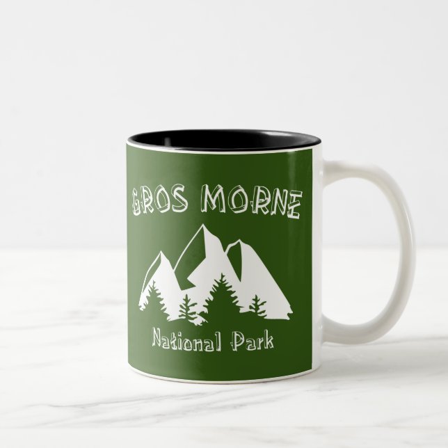 Tasse 2 Couleurs Parc national du Gros Morne (Droit)