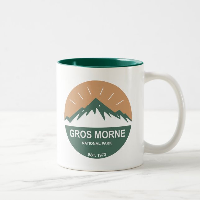 Tasse 2 Couleurs Parc national du Gros Morne (Droit)